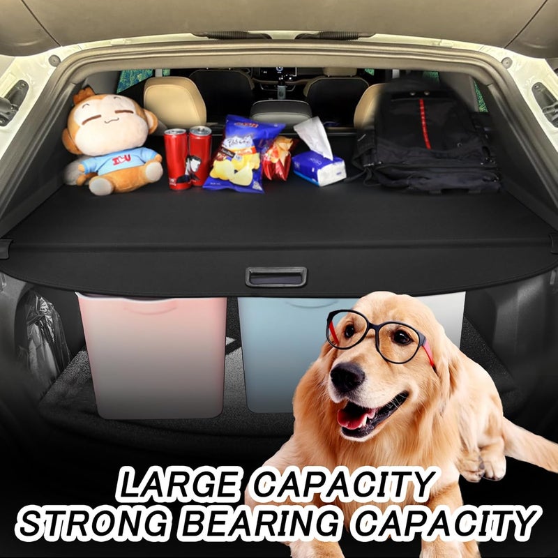 Sze Cargo Cover for VW Volkswagen Atlas Cross Sport 2020-2025 Retractable Trunk Cover Black Rear Trunk Security Cover Shielding Shade Waterproof-New Upgrade - Image 5